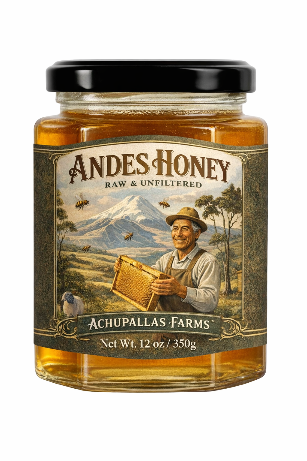 12.3 oz Andes Honey Jar